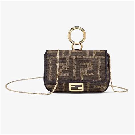 fendi bag charm letter|fendi nano baguette.